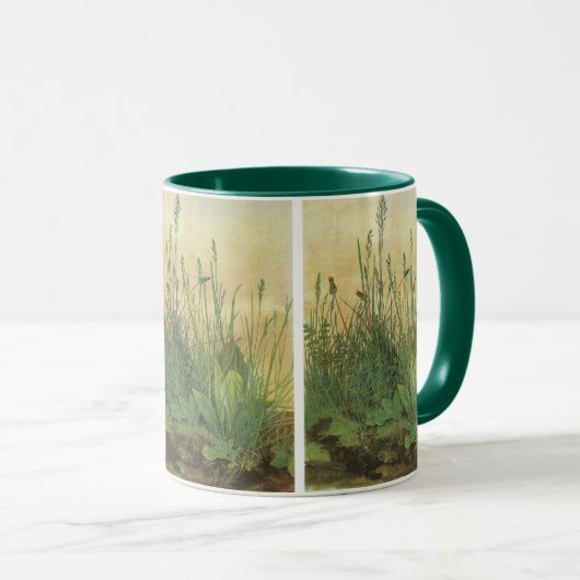 Das große (große) Stück Turf von Albrecht Durer Tasse (VorderseiteRechts)
