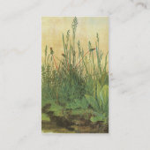 Das große (große) Stück Turf von Albrecht Durer Visitenkarte (Rückseite)