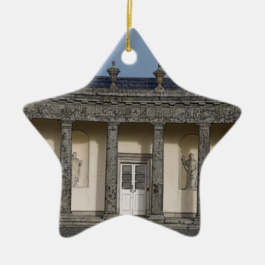 Das große Haus Keramikornament (Vorne)