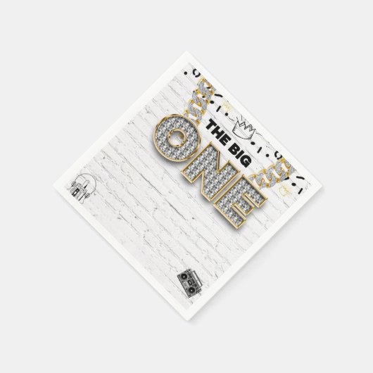 Das große Hip Hop-Party Serviette (Ecke)