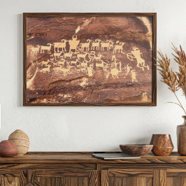 Das große Jagdbild des 9-Mile-Canyon Utah Poster