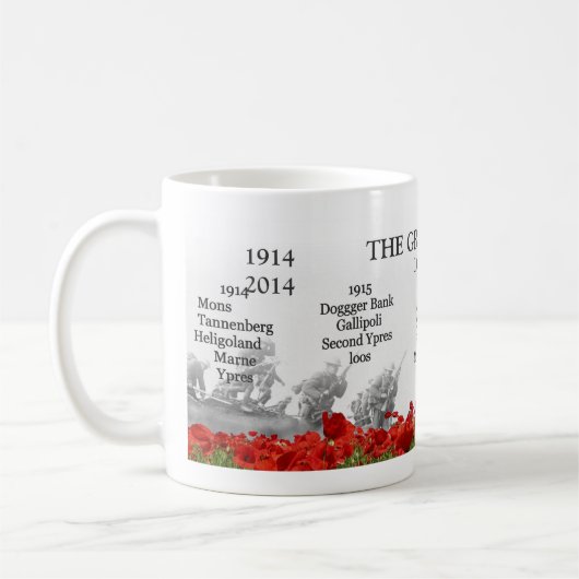 Das große Kriegsjahrhundert Kaffeetasse (Links)