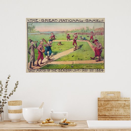 Das Große National Game Letzte Match der Saison Poster (Küche)