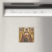 Das große orthodoxe Panagia-Christliche Symbol Magnet (In Situ (Geschirrspüler))