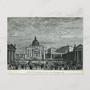 Das große Ostervorkommen Feiertagspostkarte