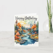 Das große Outdoor - Happy Birthday Karte (Vorderseite)