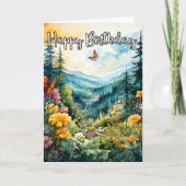 Das große Outdoor im Frühling Karte (Vorderseite)