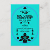 Das große Party der GRILLEN Begleitkarte (Vorderseite)