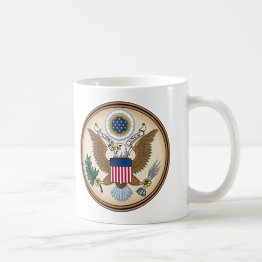 Das große PräsidentenSiegel der USA Kaffeetasse (Rechts)