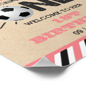 Das große Problem | Fußball 1. Geburtstag Begrüßun Poster (Ecke)