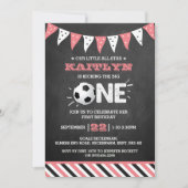 Das große Problem | Fußball 1. Geburtstag Einladung (Vorderseite)