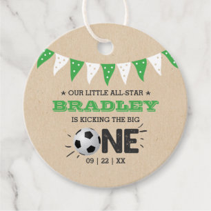 Das große Problem Fußball 1. Geburtstag Geschenkanhänger