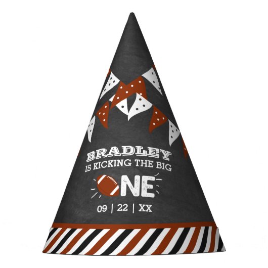 Das große Problem | Fußball 1. Geburtstag Partyhütchen (Vorderseite)