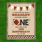 Das große Problem | Fußball 1. Geburtstag Poster