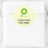 Das große Problem Runder Aufkleber (Tasche)