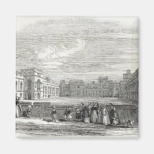 Das große Quadrangle, das Schloss Windsor Magnet (Vorne)