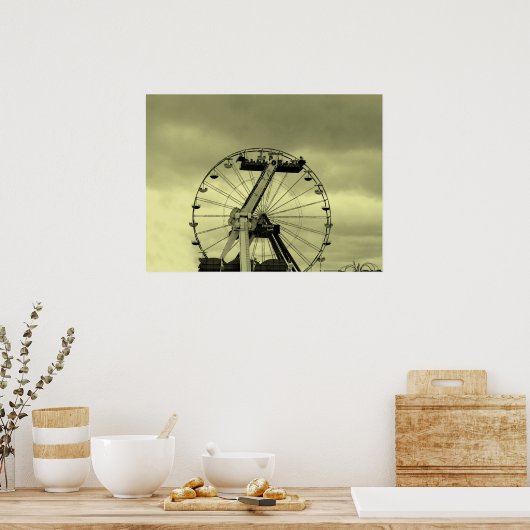 Das große Rad Poster (Küche)