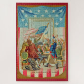 Das große Rätsel des ersten Amerikanischen Unabhän Puzzle (Vertikal)