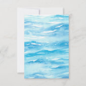 Das große Retro-Party für Surfbretter. Dankeskarte (Rückseite)