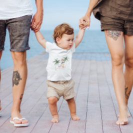 Das große | Retro Summer Surf 1. Geburtstag Baby T-shirt