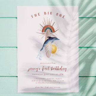 Das große | Retro Summer Surf Geburtstag Einladung