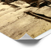 Das Große Römische Bad, Bad (b/w Foto) Poster (Ecke)