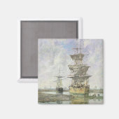 Das große Schiff, 1879 (Öl auf Leinwand) Magnet (Vorderseite/Rückseite)