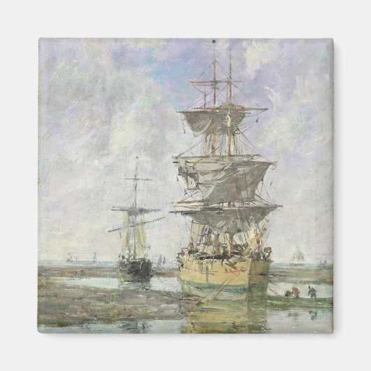 Das große Schiff, 1879 (Öl auf Leinwand) Magnet (Vorne)