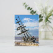 Das große Schiff Irving Johnson Postkarte (Stehend Vorderseite)