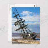 Das große Schiff Irving Johnson Postkarte (Vorne/Hinten)