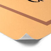 Das große schwarze Kakadu Poster (Ecke)