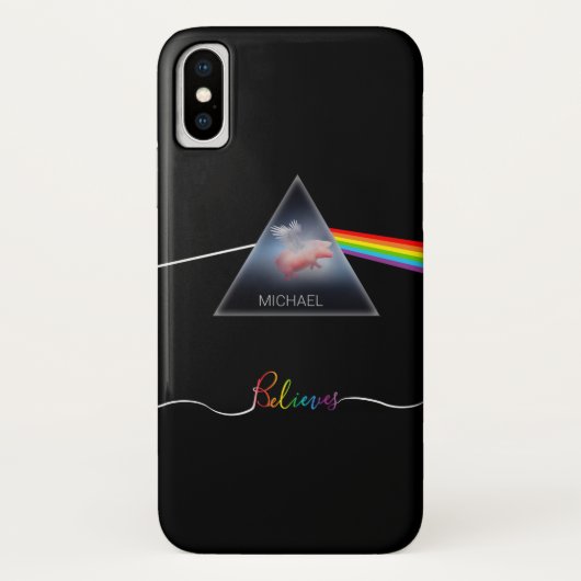Das große Schwein im Himmel Personalisiert Case-Mate iPhone Hülle (Rückseite)