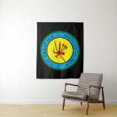Das große Siegel der Choctaw-Nation von Oklahoma Wandteppich (Beispiel)