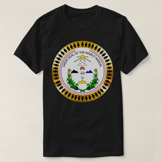 Das große Siegel der Nation Navajo  T-Shirt (Design vorne)