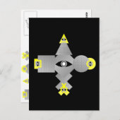 Das große Siegel Postkarte (Vorne/Hinten)