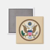 Das große Siegel (ursprünglich) Magnet (Vorderseite/Rückseite)