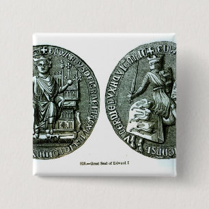 Das große Siegel von Edward I Button