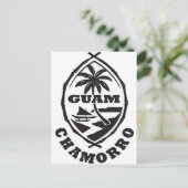 Das große Siegel von Guam Postkarte (Stehend Vorderseite)