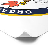 Das große Siegel von O.N.A.N. - Unendlicher Jest Poster (Ecke)