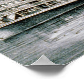 Das große Steamboat-Rennen in Mississippi - 1870 Poster (Ecke)