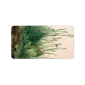 Das große Stück Turf, 1503 von Albrecht Durer Adressaufkleber (Vorne)