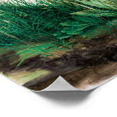 Das große Stück Turf von Albrecht Durer Poster (Ecke)