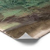 Das große Stück Turf von Albrecht Durer Poster (Ecke)