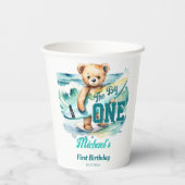 Das große Surfgeschirr der Geburtstagsfeier Pappbecher (Rückseite)