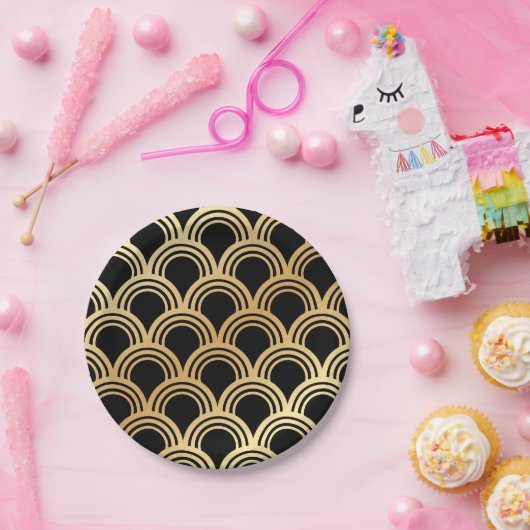 Das große Thema Gatsby 2022 Pappteller (Party)