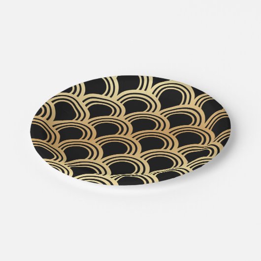 Das große Thema Gatsby 2022 Pappteller (Schrägansicht)