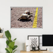 Das große Turtle & Snail Race Poster (Heimbüro)