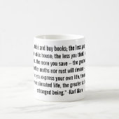 Das Größere ist dein fremdes Leben Karl Marx Kaffeetasse (Mittel)