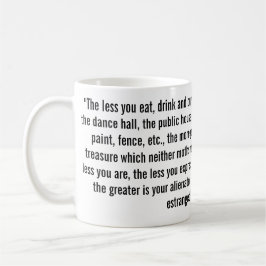 Das Größere ist dein fremdes Leben Karl Marx Kaffeetasse