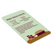 Das größte Apple Pie Rezept der Welt Magnet (Rechte Seite)